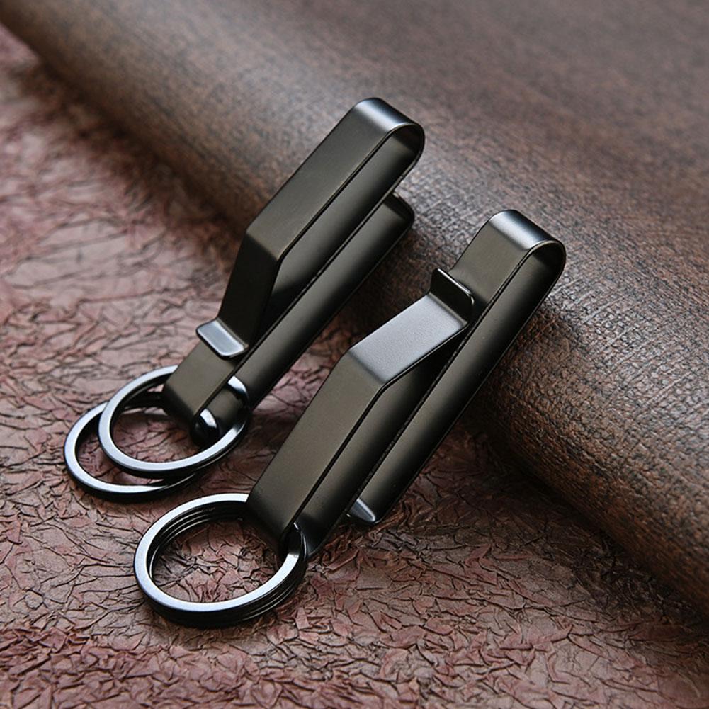 Edc Carry Belt - Steel Belt Hook Carabiner Car Keychain