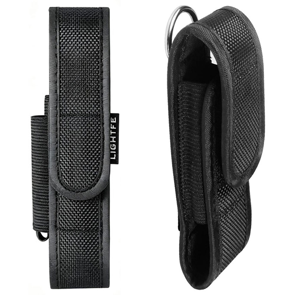 Edc Carry Belt - T309 Tactical Flashlight Pouch Thick Nylon
