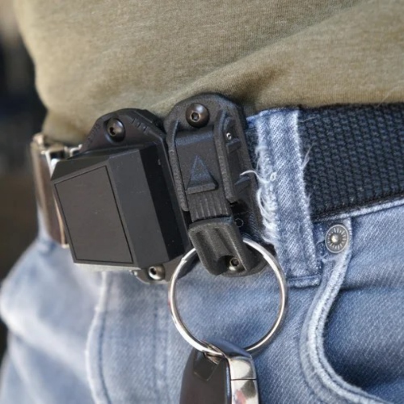 Edc Carry Belt - Plastic Tactical Key Ring Clip Molle
