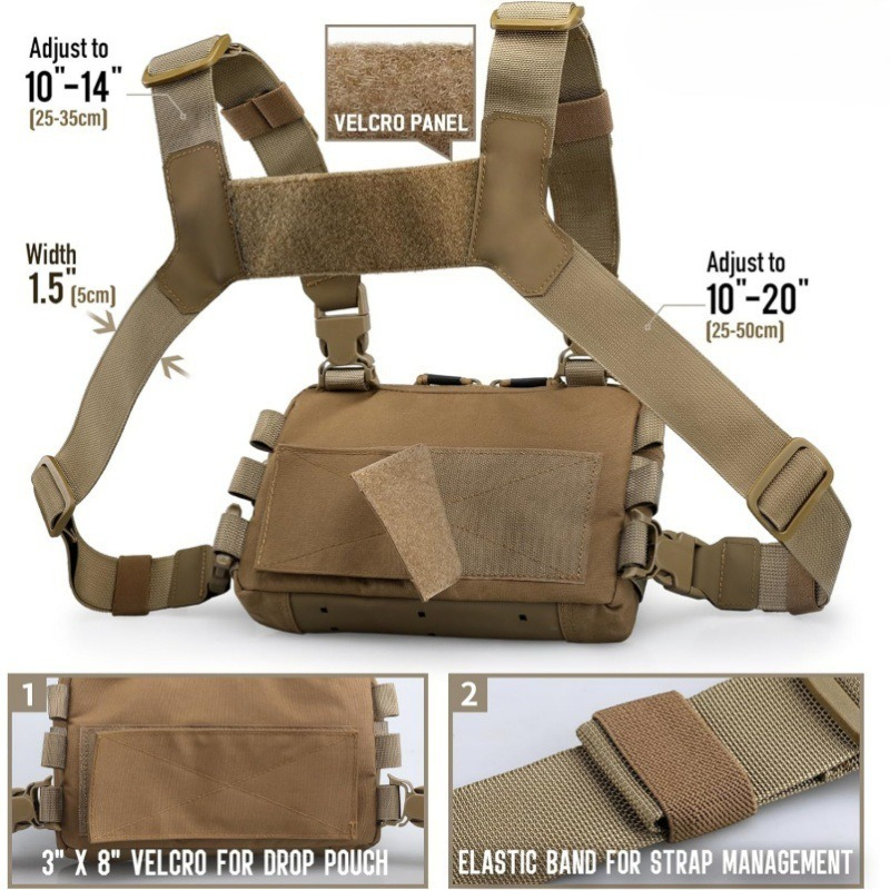 Strap Fishing Vest Tactical Ch - огляд і ціна Edc Carry Backpack