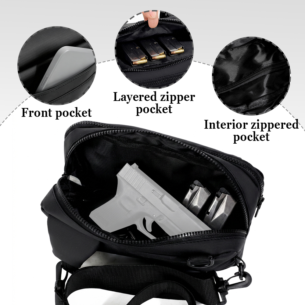 Tactical Pistol Gun Bag Concea - огляд і ціна Edc Carry Backpack
