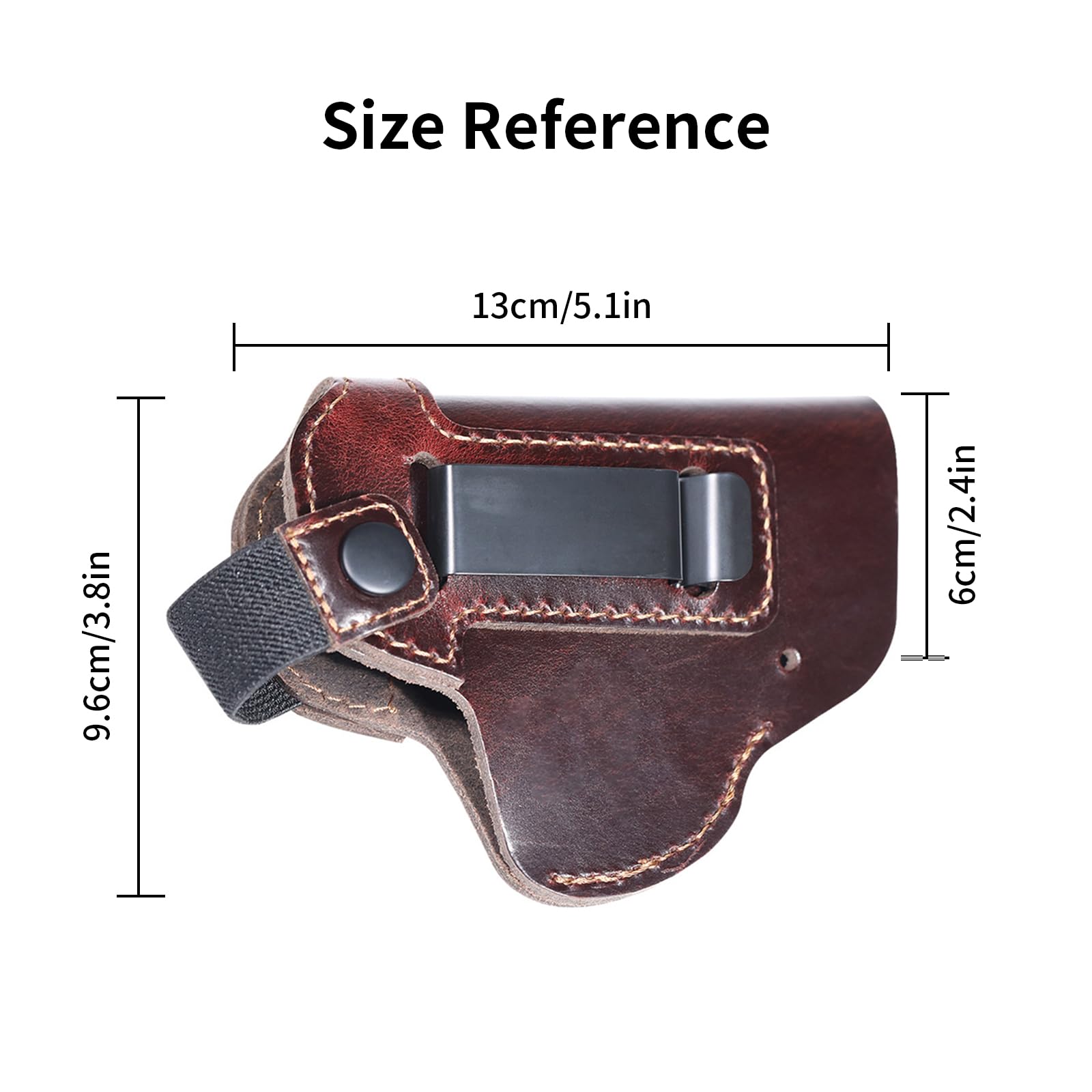 Tactical Leather Concealed Car - огляд і ціна Edc Carry Belt Leather