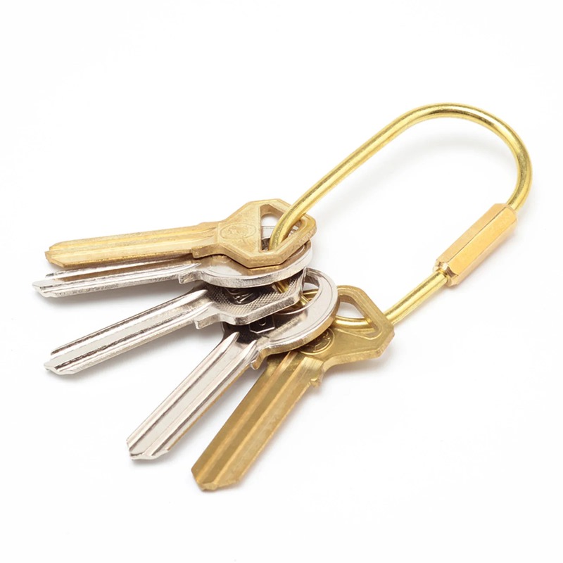 Solid Brass Screw Lock Keychai - огляд і ціна Edc Car Carry