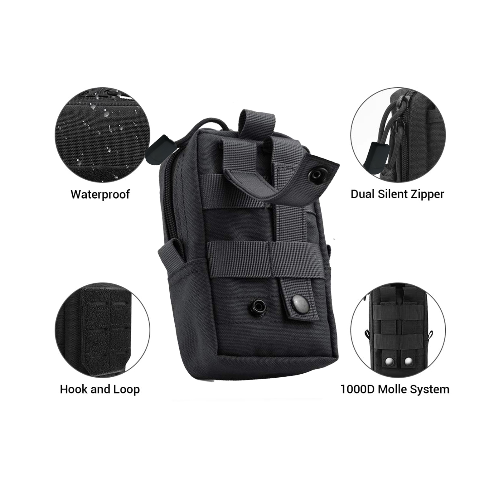 Tactical Molle Pouch Waist Bag - огляд і ціна Edc Everyday Carry