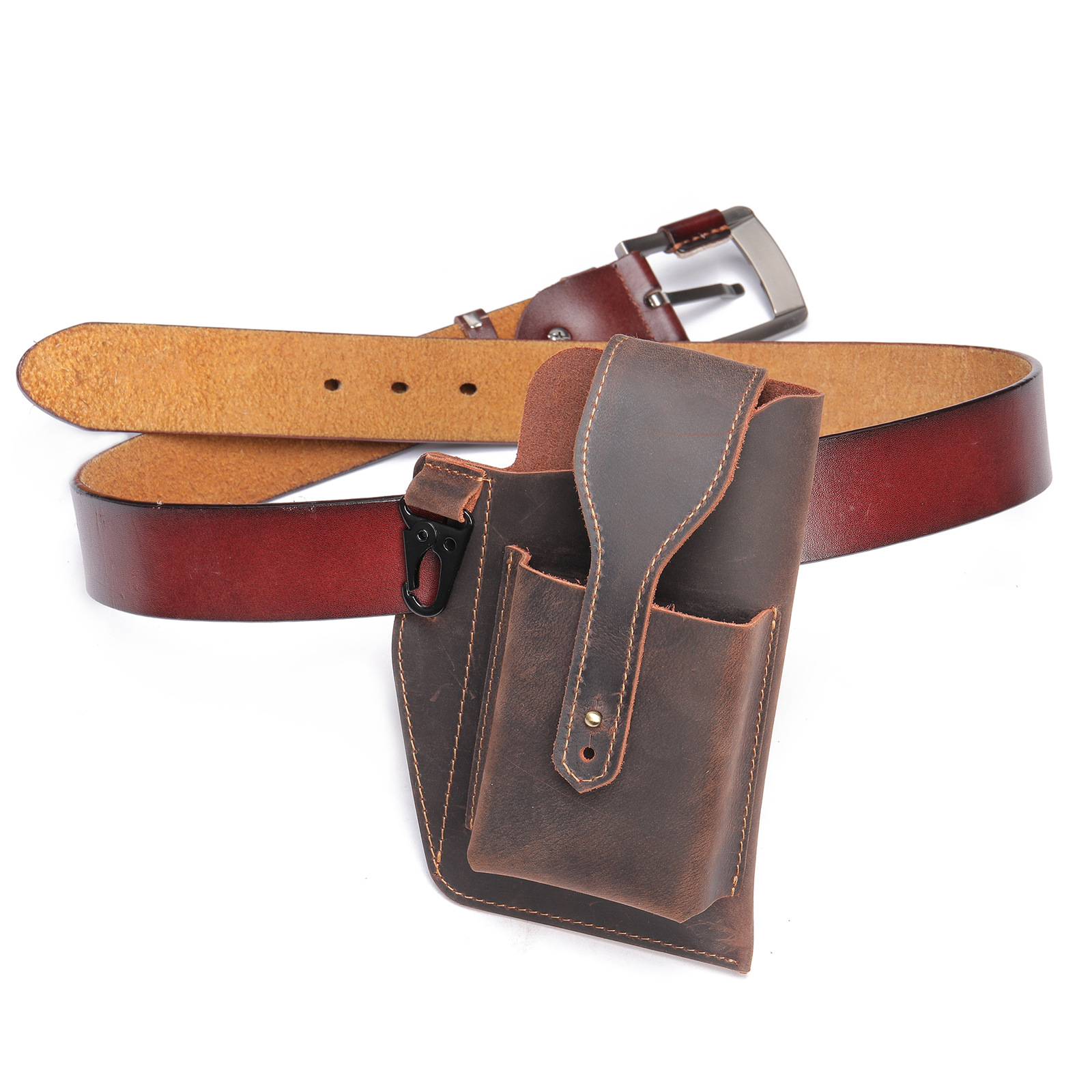 Crazy Horse Leather Phone Hols - огляд і ціна Edc Carry Belt Leather