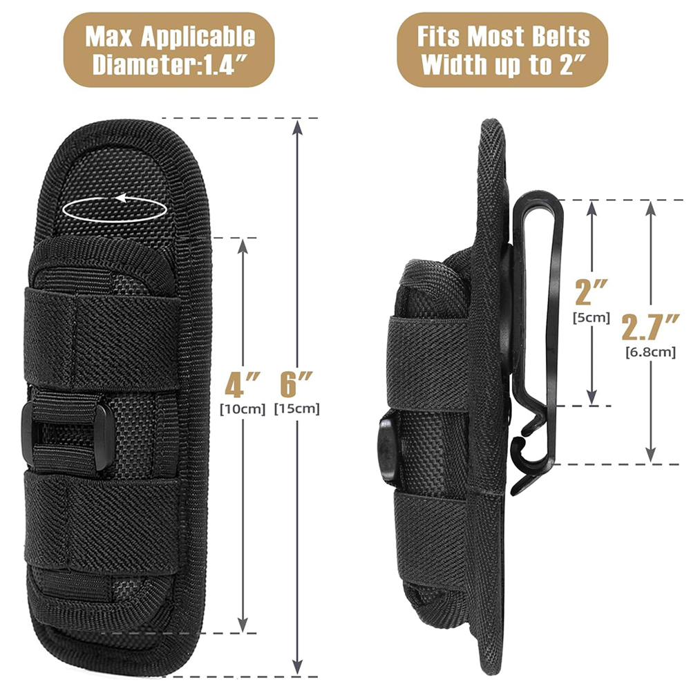 Tactical Flashlight Pouch Hols - огляд і ціна Edc Carry Accessories