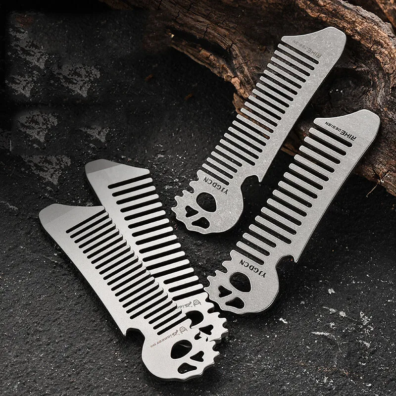 FEGVE Titanium alloy comb with - огляд і ціна Comb Pocket Titanium