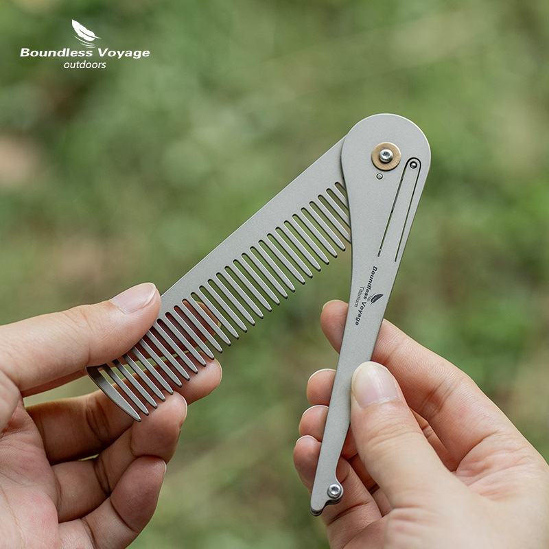 Pure Titanium Hair Comb, Ultra - огляд і ціна Comb Pocket Titanium